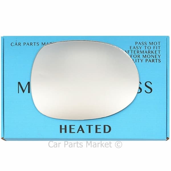 Right Driver Side Flat Wing Door Mirror Glass For Honda Civic 2006-2011 Heated