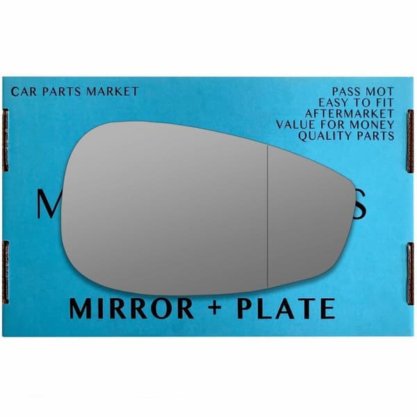 Right Side Wide Angle Wing Mirror Glass For Ferrari 458 Italia 2009-2015 Plate