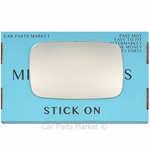 For Ford Escort 1986-1990 Right Driver Side Flat Wing Mirror Glass