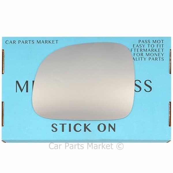 For Fiat Panda 09-23 Left Passenger Side Flat Wing Mirror Glass