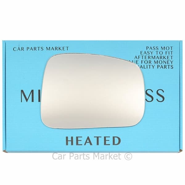 Right Driver Side Flat Wing Door Mirror Glass For Honda FR-V 2004-2009 Heated