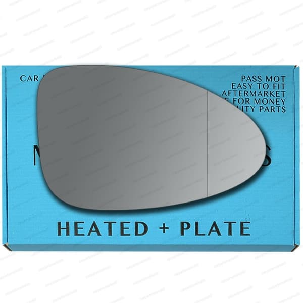 Right Side Wide Angle Mirror Glass For Porsche 718 Boxster 2016-23 Heated Plate