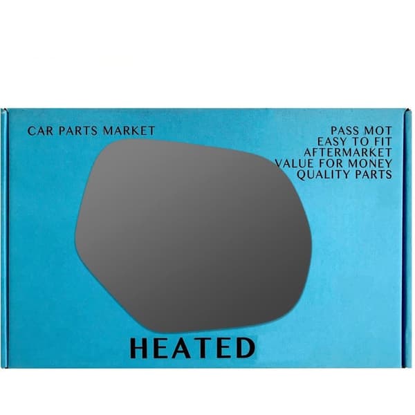 Right Side Wing Mirror Glass For Mitsubishi L200 Warrior Triton 2020-2023 Heated