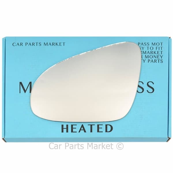 Left Passenger Side Wing Mirror Glass For Toyota Avensis 2015-2019 Heated