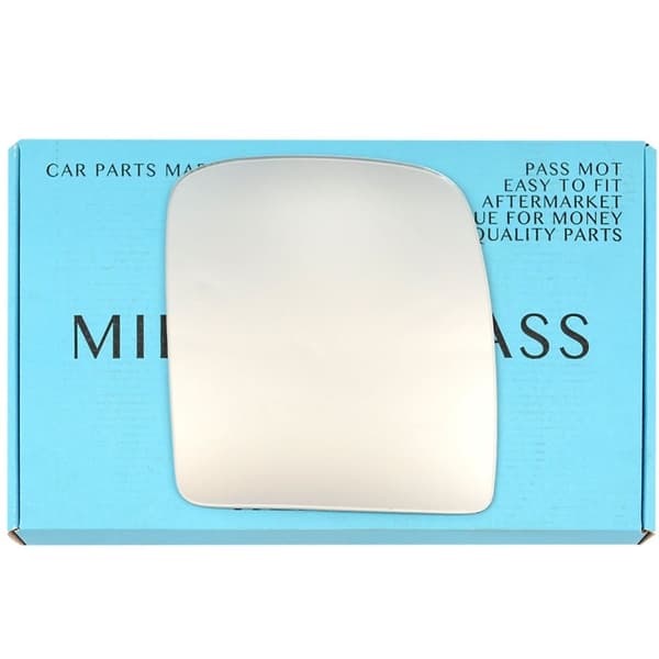 Right Driver Side Flat Wing Door Mirror Glass For Fiat Scudo mk2 2007-2016