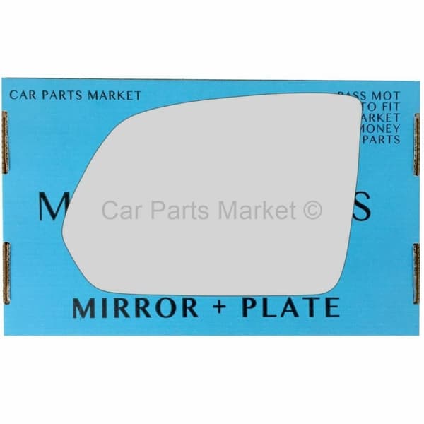 For Mercedes Vito 3 2015-2023 Left Passenger Side Flat Wing Mirror Glass +Plate