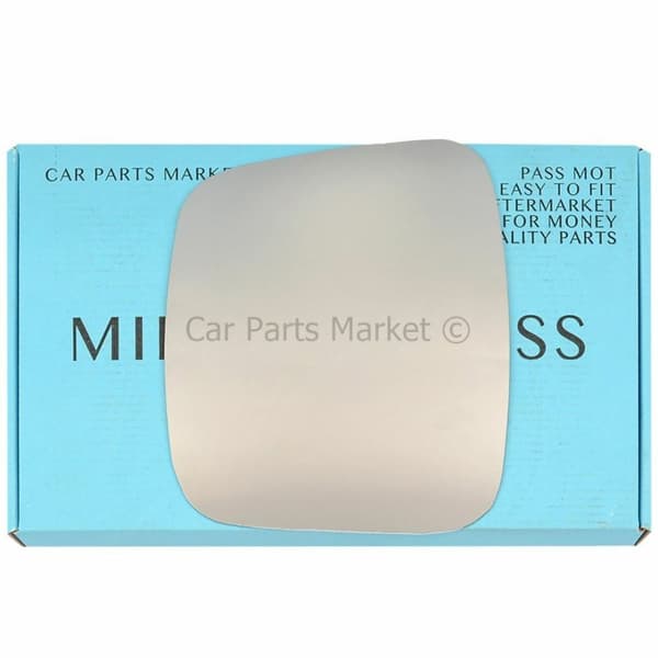 Left Passenger Side Flat Wing Door Mirror Glass For Fiat Fiorino 2007-2022