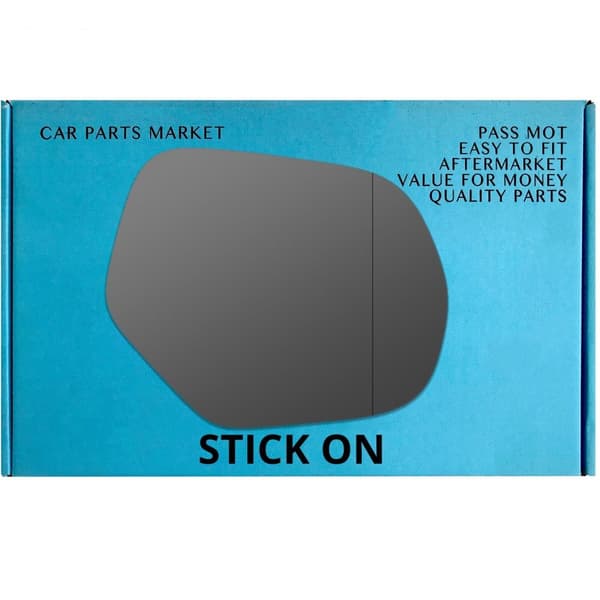 Right Side Wide Angle Wing Mirror Glass For Mitsubishi L200 Warrior Triton 20-23
