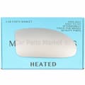 Miniatyrbillede 1 af 2: For Ford Focus 98-04 Right Driver Side Flat Electric Wing Door Mirror Glass