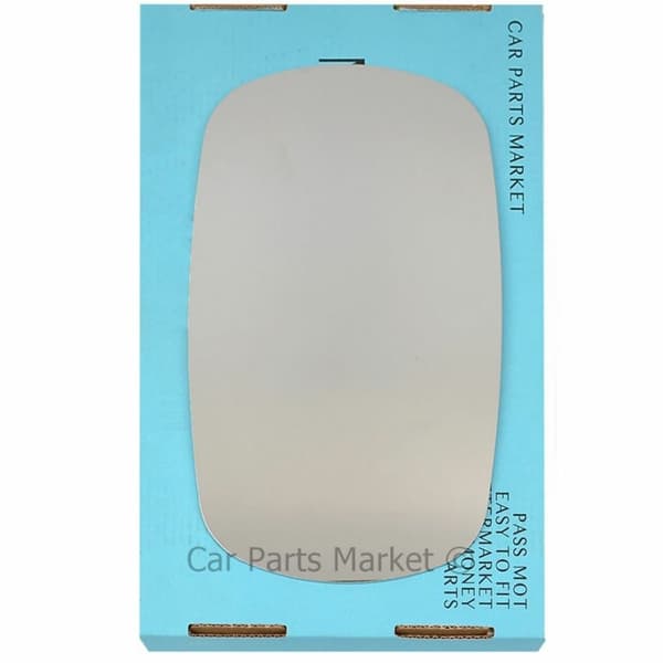 Left Passenger Side Flat Wing Door Mirror Glass For Fiat Doblo 2001-2010