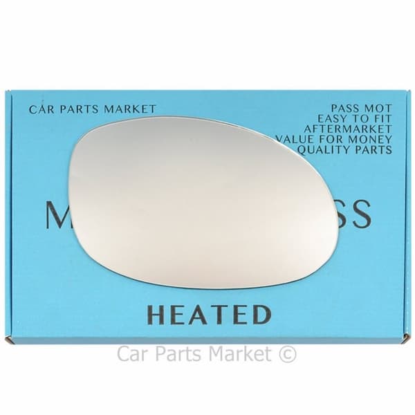 Right Driver Side Flat Wing Door Mirror Glass For Chrysler Neon 2000-2005 Heated
