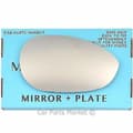 Miniatyrbillede 1 af 2: For Fiat 500 2007-23 Right Driver Side Wing Mirror Glass with Plate