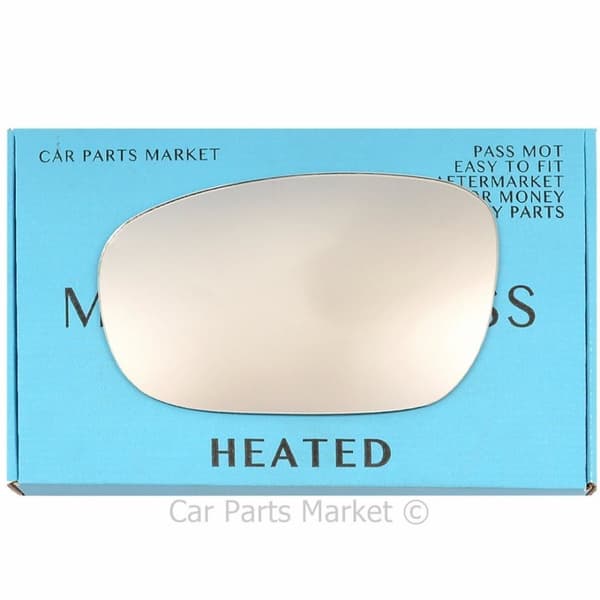 Left Passenger Side Flat Wing Mirror Glass For Chrysler 300 C 04-10 Heated