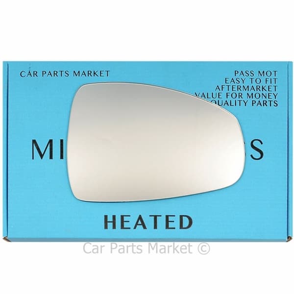 For Audi A1 2010-18 Right Driver Side Electric Wing Door Mirror Glass