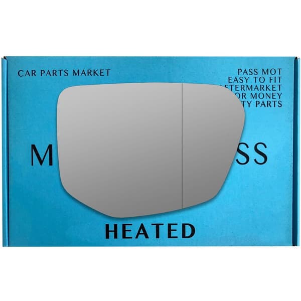 Right Driver Side Wide Angle Wing Mirror Glass For Honda Civic 2017-20 Heated