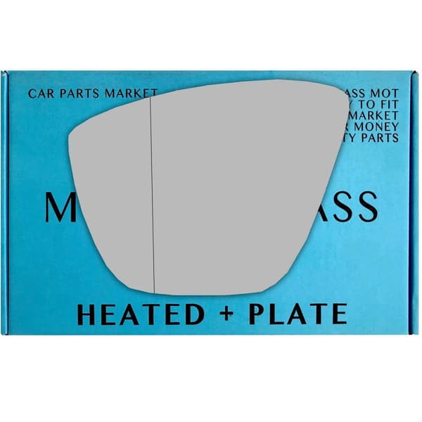 Left Passenger Side Wide Angle Mirror Glass For Ford Ka+ 2016-2020 Heated Plate