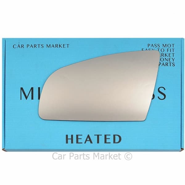Flat Left Side Wing Mirror Glass For Audi A3 2003-2008 Heated