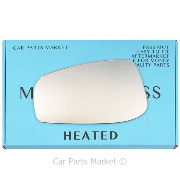 Left Side Flat Wing Door Mirror Glass For Aston Martin DB9 04-12 Heated