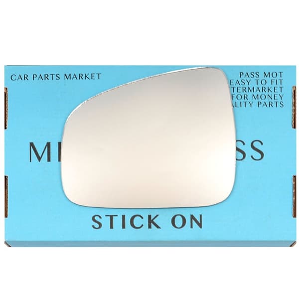 For Dacia Sandero 2008-20 Left Passenger Side Flat Wing Mirror Glass