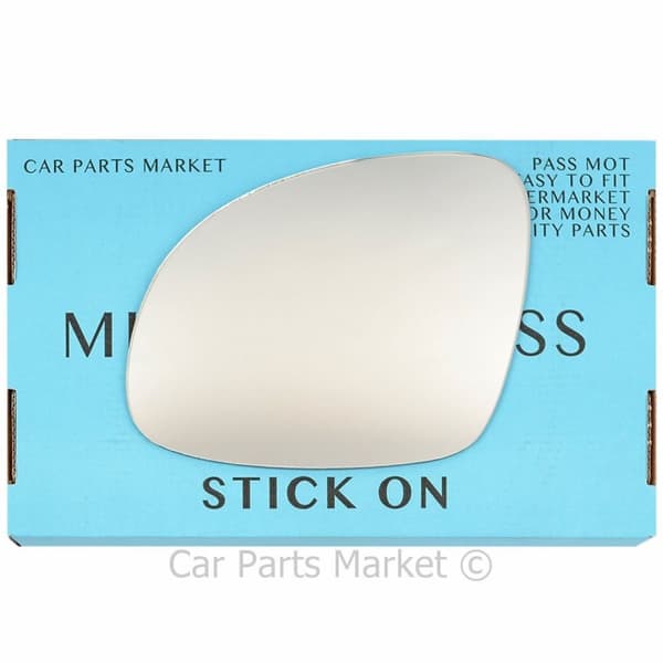 Left Passenger Side Flat Wing Door Mirror Glass For Skoda Yeti 2009-2017
