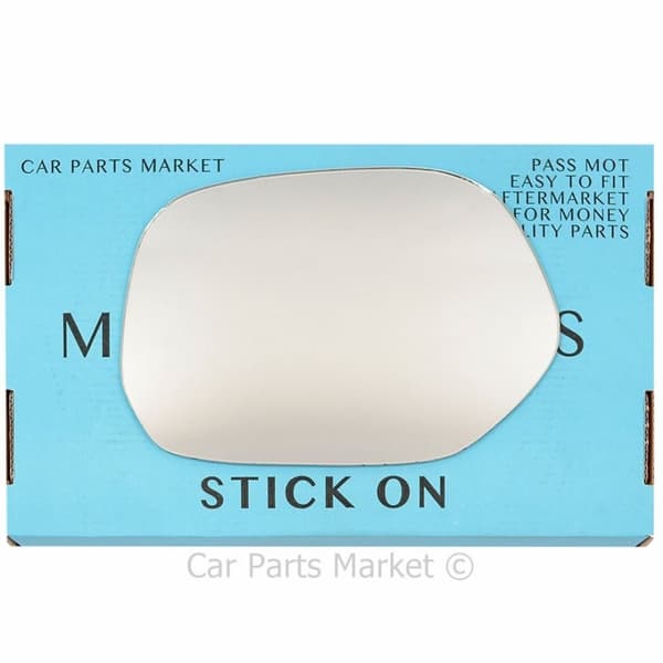 Left Passenger Side Flat Wing Door Mirror Glass For Toyota Yaris Verso 1999-2005