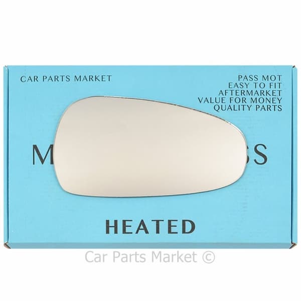 Right Side Flat Wing Door Mirror Glass For Toyota Paseo Cynos 1991-95 Heated