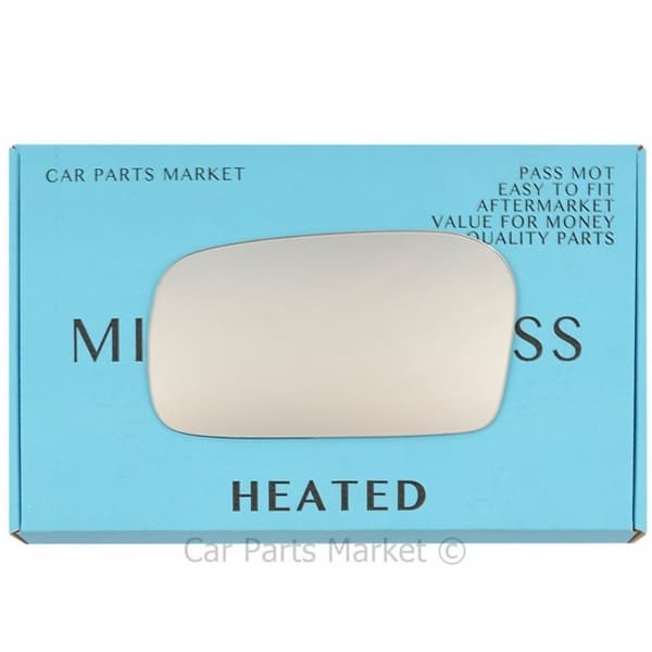 Left Passenger Side Wing Mirror Glass For Nissan Sunny N14 1990-95 Heated