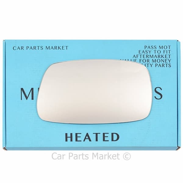 Right Driver Side Flat Wing Door Mirror Glass For Toyota Camry 2001-2006 Heated