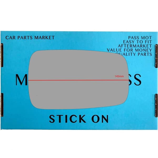 Convex Wing Mirror Glass For Rover Mini 1991-2000