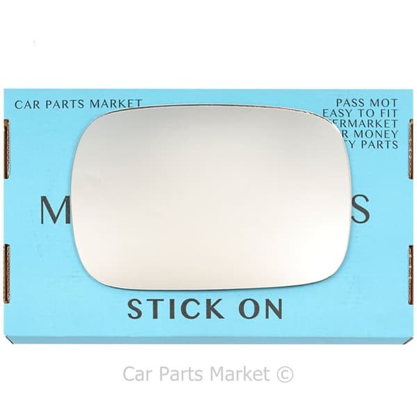 Right Driver Side Flat Wing Door Mirror Glass For Volvo XC70 2000-2006
