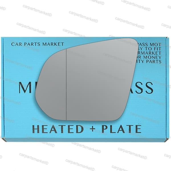 For Mercedes G-class 18+ Left Wing Mirror Glass Heated with Plate and blind spot