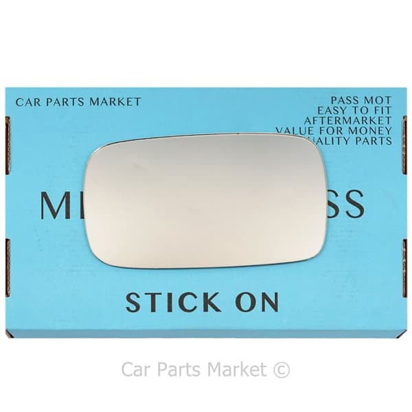 Left Passenger Side Flat Wing Door Mirror Glass For Volvo s40 2004-2006