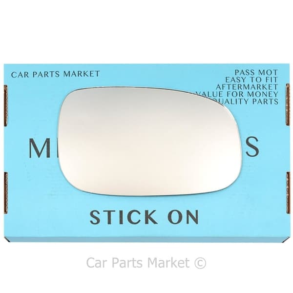 Right Driver Side Flat Wing Door Mirror Glass For Volvo v50 2006-2009