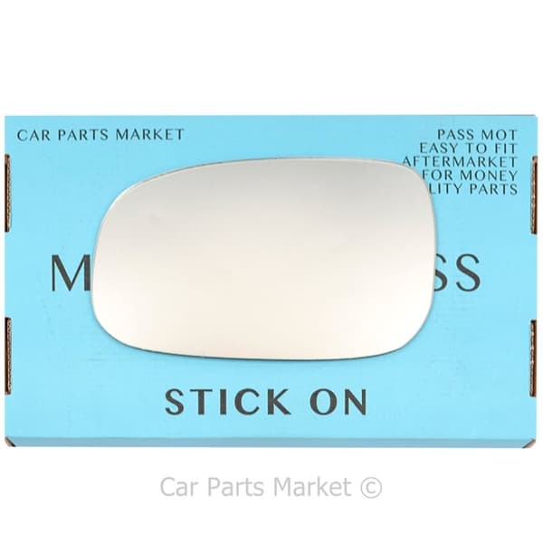 Left Passenger Side Flat Wing Door Mirror Glass For Volvo s40 2007-2008