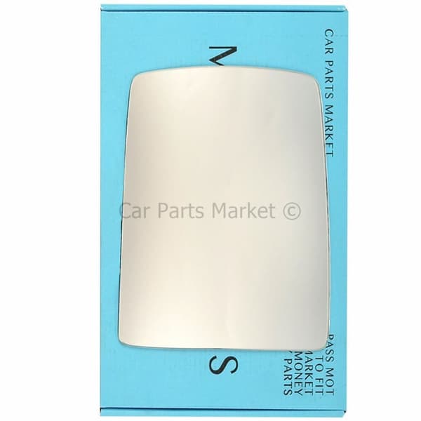 Flat Right Driver Side Wing Door Mirror Glass For Renault Trafic 1995-2000
