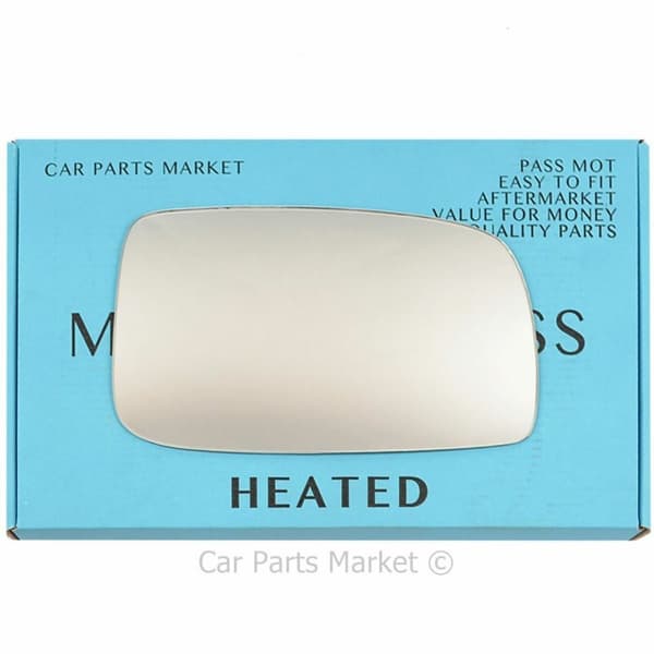 Right Driver Side Flat Wing Door Mirror Glass For Subaru Justy 2007-2010 Heated
