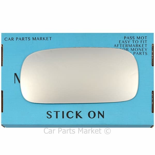 Left Passenger Side Flat Wing Door Mirror Glass For Cadillac Seville 1998-2004