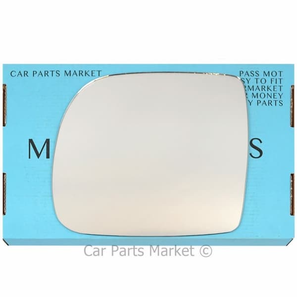 Left Passenger Side Flat Wing Door Mirror Glass For Renault Kangoo 1998-02