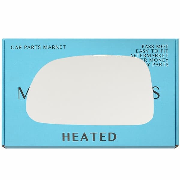 For SSANGYONG KYRON 2005-11 Left Side Flat Wing Heated Mirror Glass Passenger