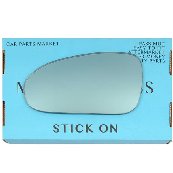 Left Passenger Side Blue Wing Mirror Glass For Audi RS4 2006-2008