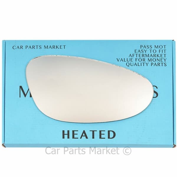 Right Side Flat Wing Door Mirror Glass For Porsche carrera 98-04 Heated