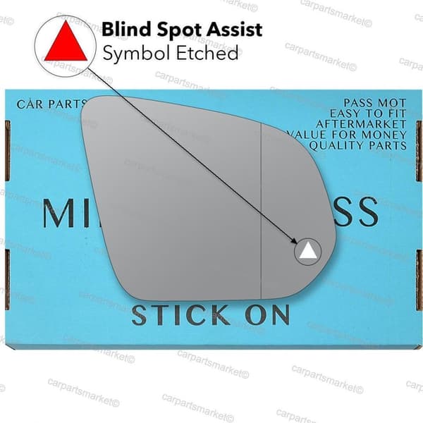 For Mercedes G-class 18-23 Right Side BSA BSM Wing Mirror Glass with blind spot