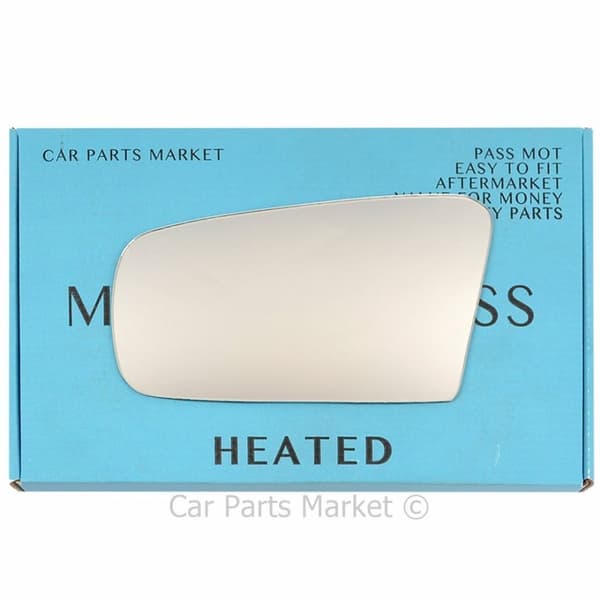 Left Passenger Side Wing Mirror Glass For Mazda 323F 1989-94 Heated (man. adj)