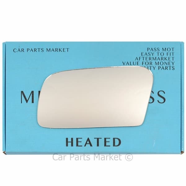 Left Passenger Side Wing Door Mirror Glass For Mazda 626 1987-1992 Heated