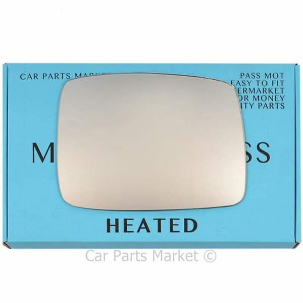 Right Driver Side Flat Wing Mirror Glass For Nissan X-Trail 2001-2007 Heated