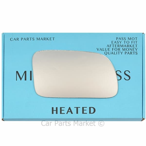 Right Driver Side Flat Wing Mirror Glass For Mitsubishi Galant 1987-1993 Heated