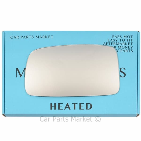 Left Passenger Side Flat Wing Mirror Glass For Mitsubishi Lancer 2003-07 Heated