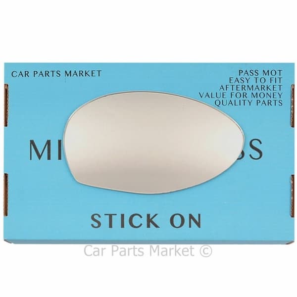 Right Driver Side Flat Wing Door Mirror Glass For Alfa Romeo GT 147 2000-2010