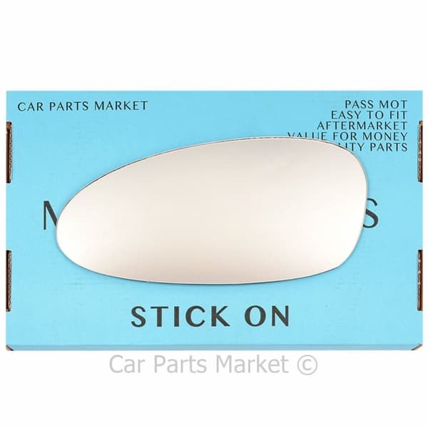 Left Side Flat Wing Door Mirror Glass For Porsche 911 05-08