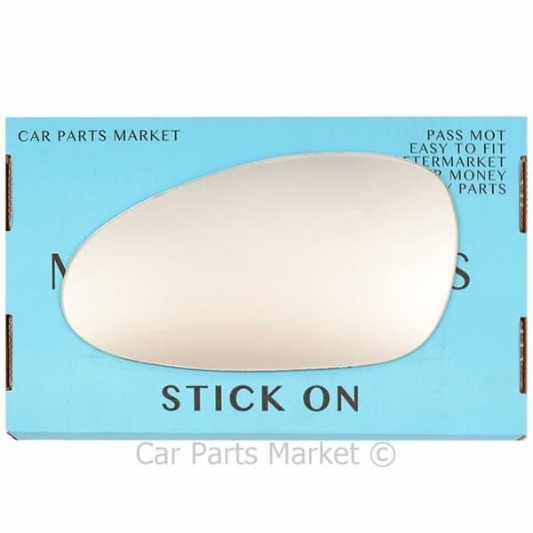 Left Side Flat Wing Door Mirror Glass For Porsche 911 08-11